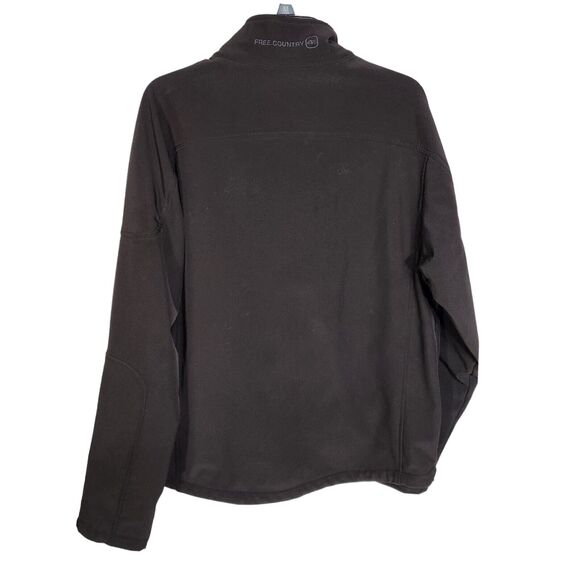 Free Country Men Windbreaker Jacket Soft Shell Insulated Fleece Lined Medium Zip - Picture 2 of 13